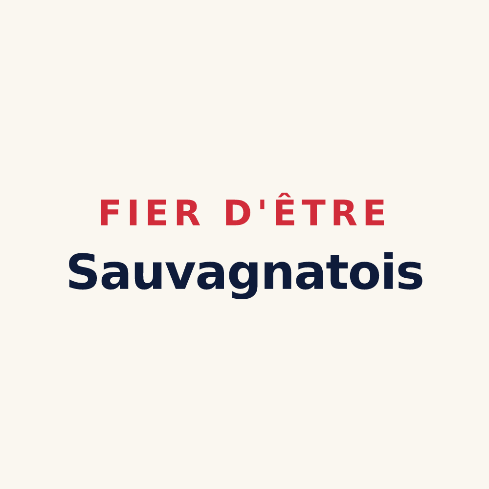 Tasse « Fier d'être Sauvagnatois » — design pour Sauvagnat