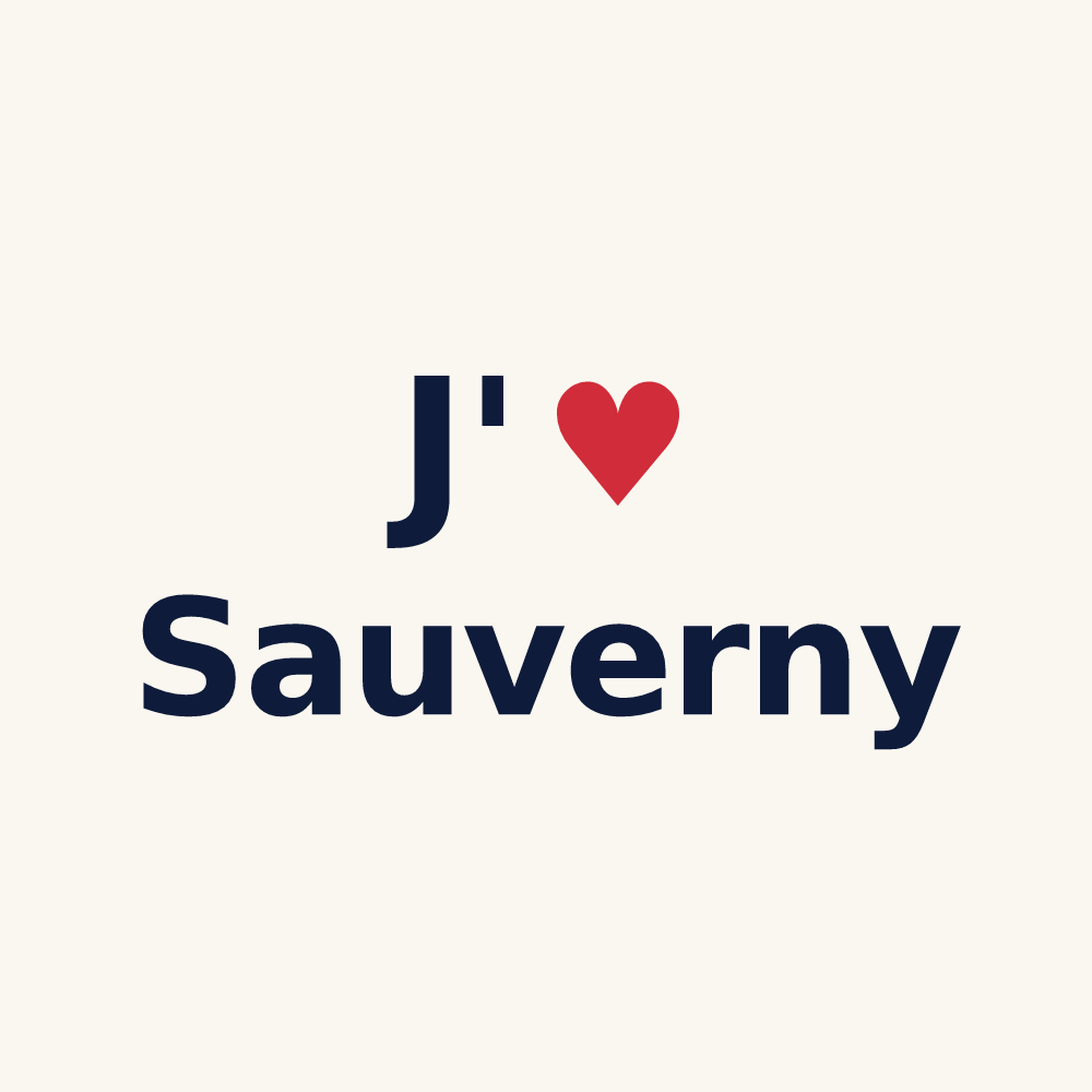 Tasse personnalisée Sauverny — design J'aime Sauverny