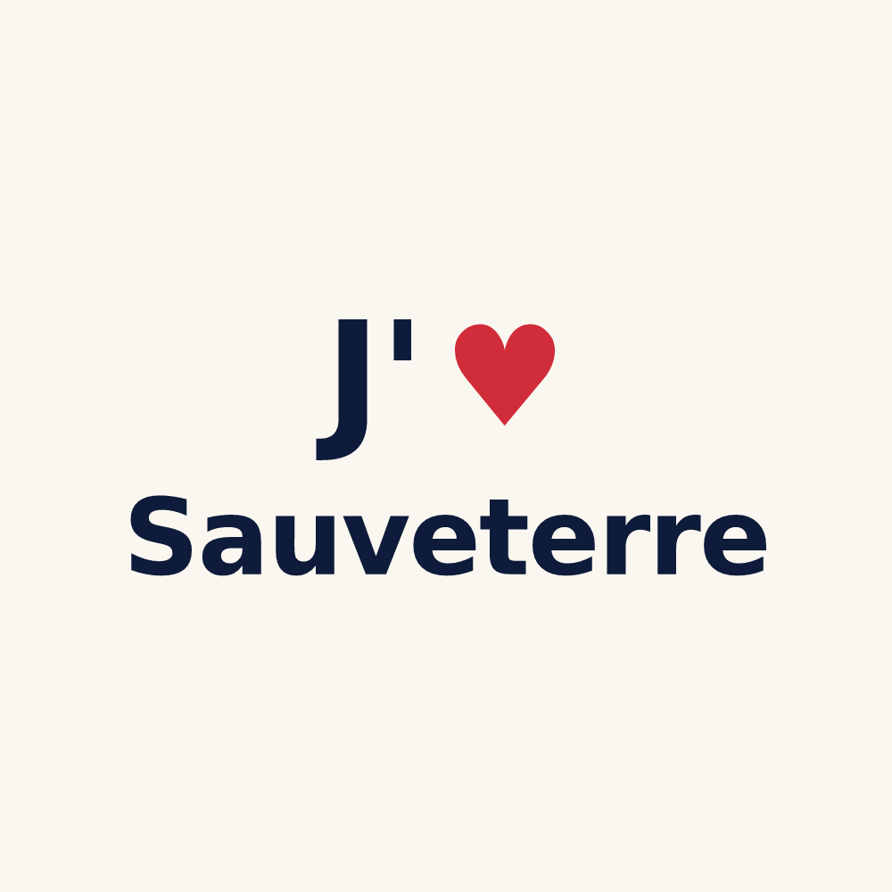 Tasse personnalisée Sauveterre — design J'aime Sauveterre