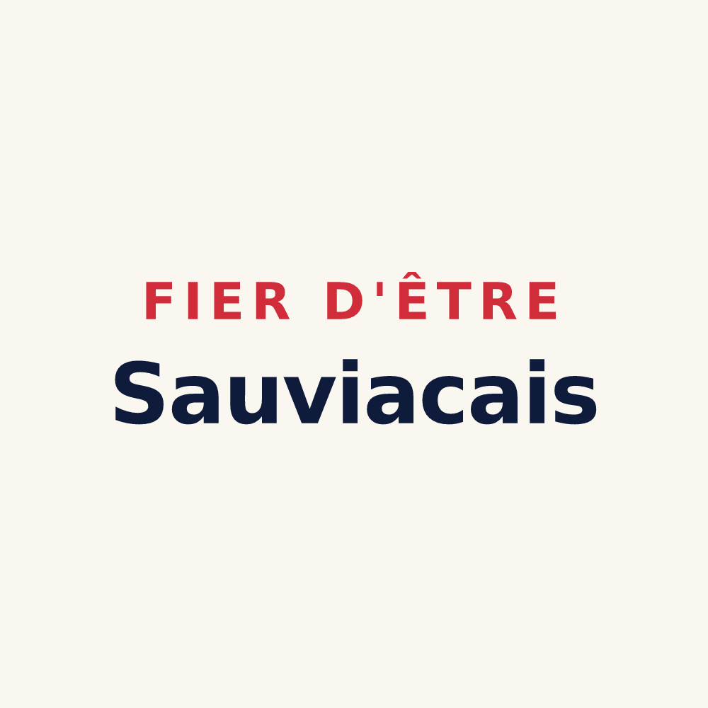 Tasse « Fier d'être Sauviacais » — design pour Sauviac