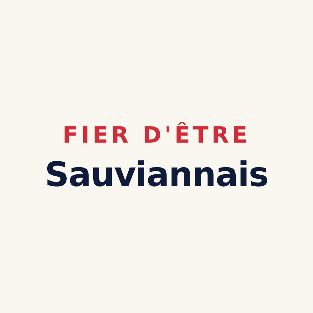 Tasse « Fier d'être Sauviannais » — design pour Sauvian