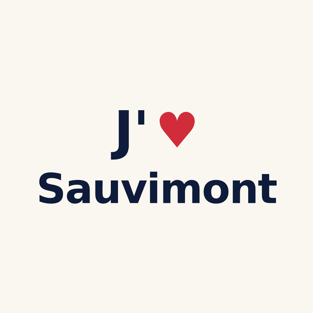 Tasse personnalisée Sauvimont — design J'aime Sauvimont