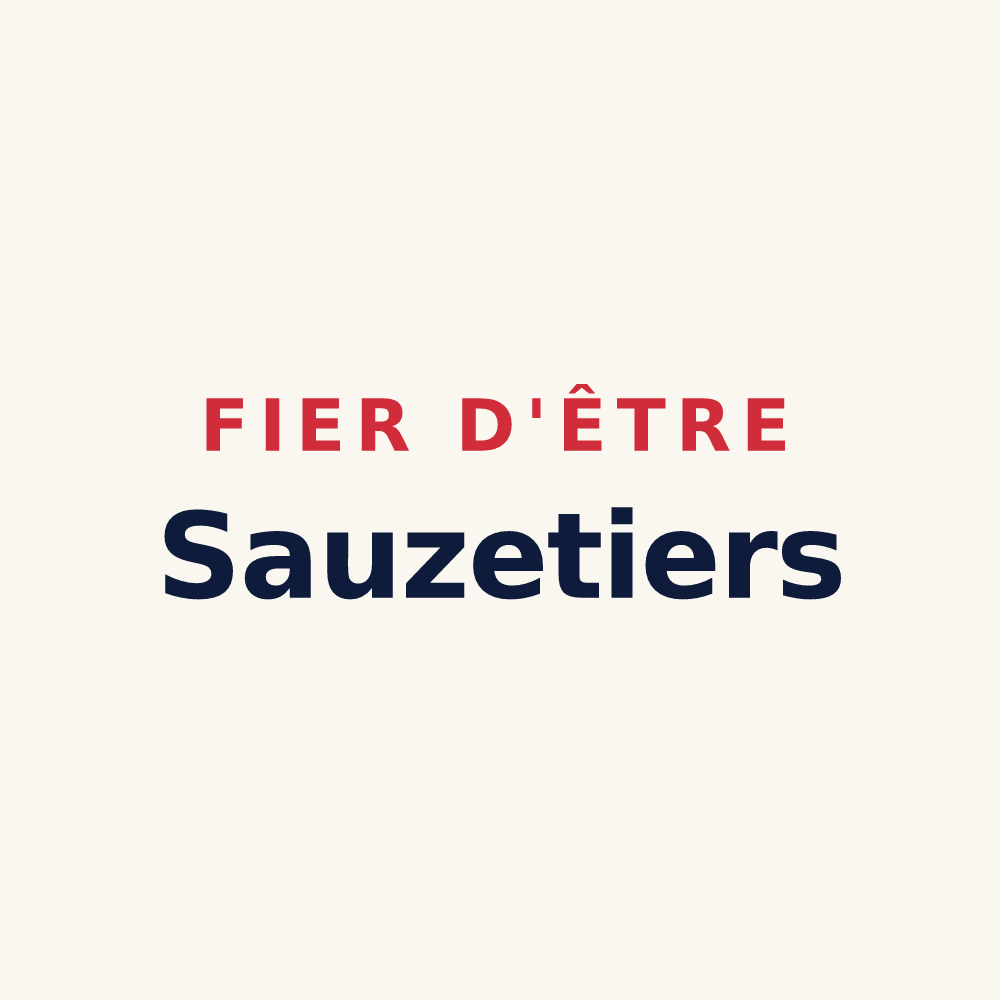Tasse « Fier d'être Sauzetiers » — design pour Sauzet