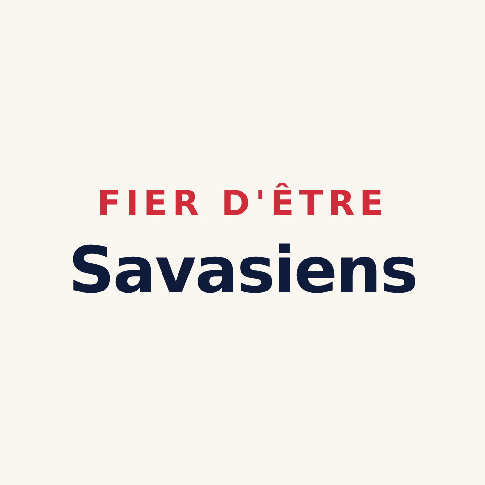 Tasse « Fier d'être Savasiens » — design pour Savas-Mépin