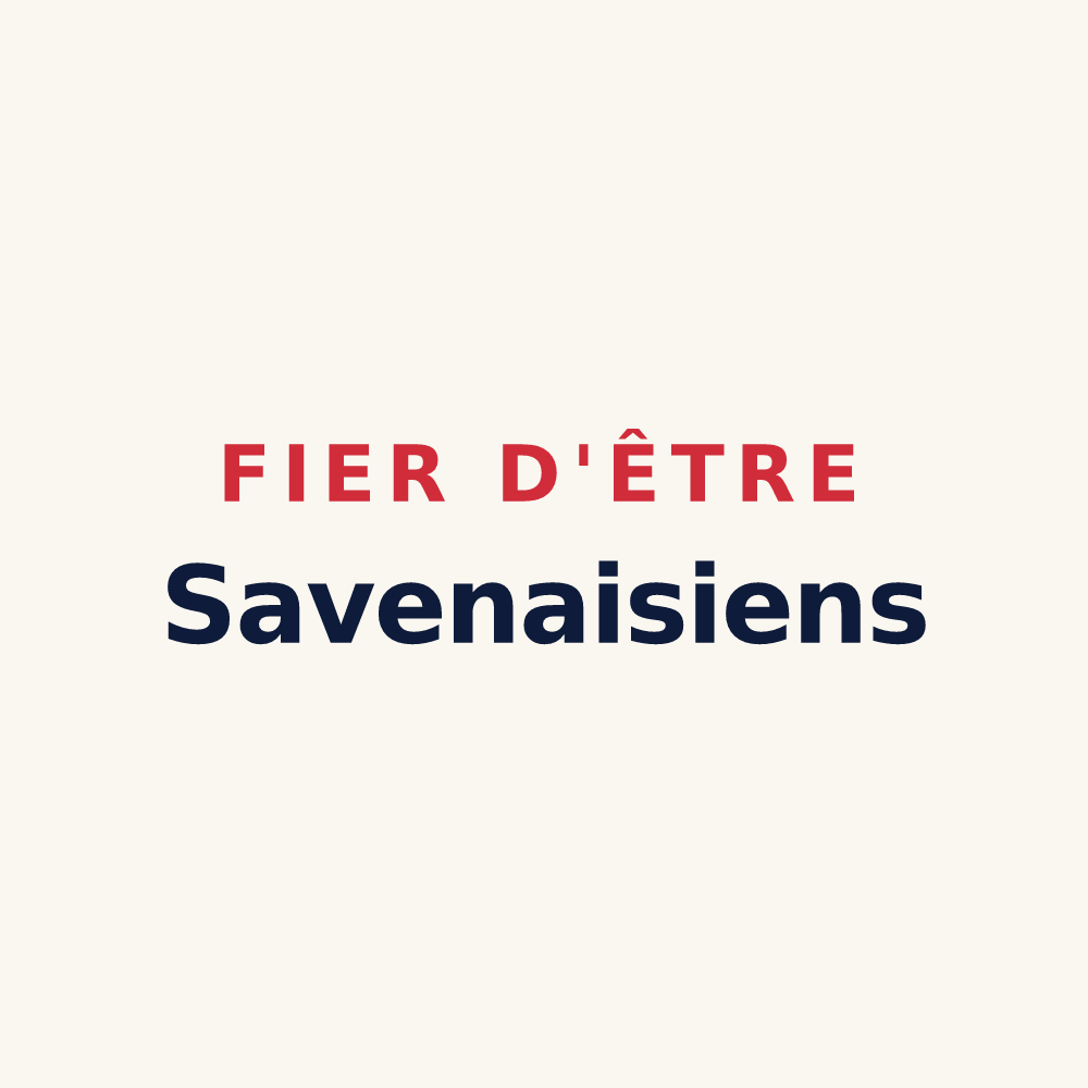 Tasse « Fier d'être Savenaisiens » — design pour Savenay