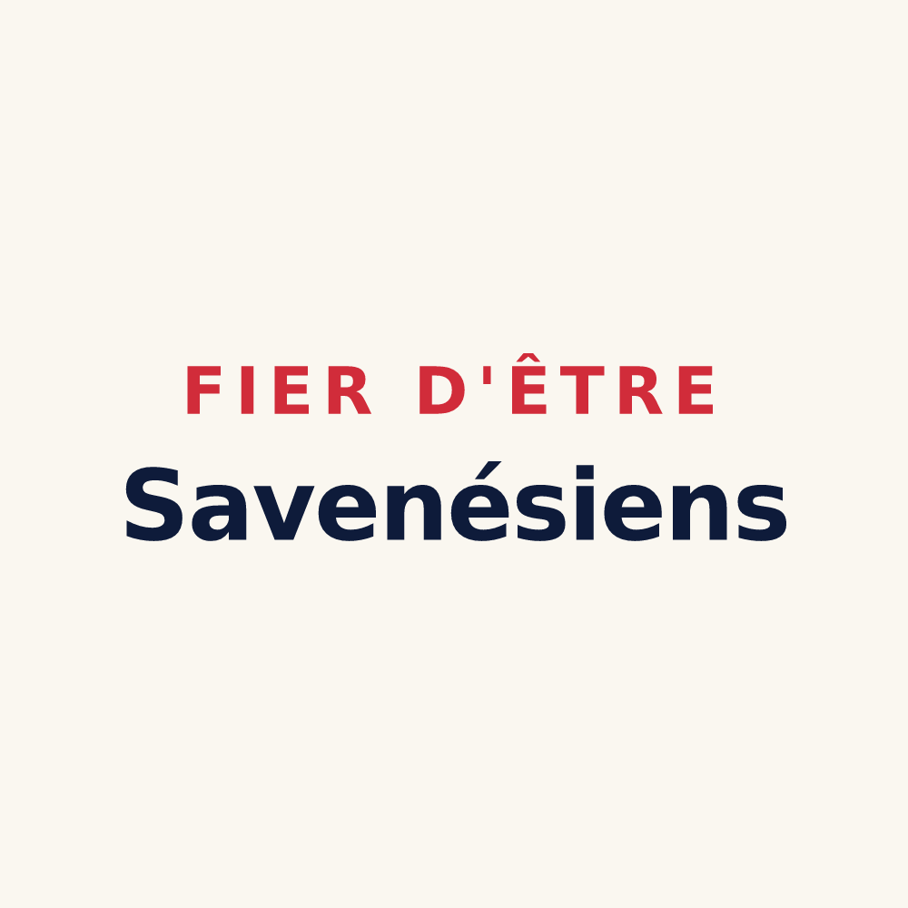 Tasse « Fier d'être Savenésiens » — design pour Savenès