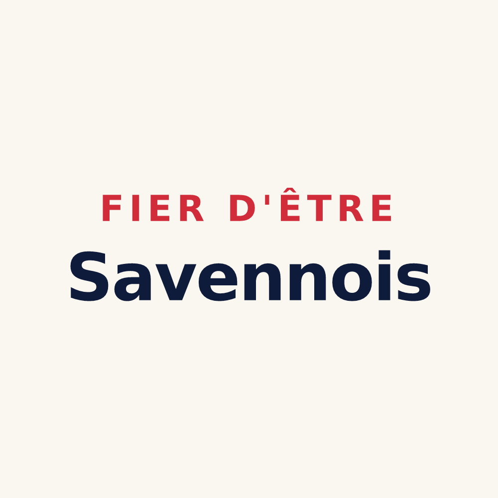 Tasse « Fier d'être Savennois » — design pour Savennes