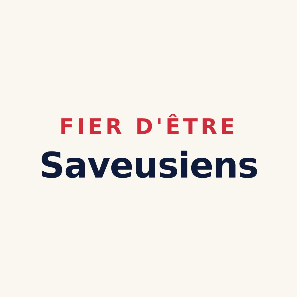 Tasse « Fier d'être Saveusiens » — design pour Saveuse