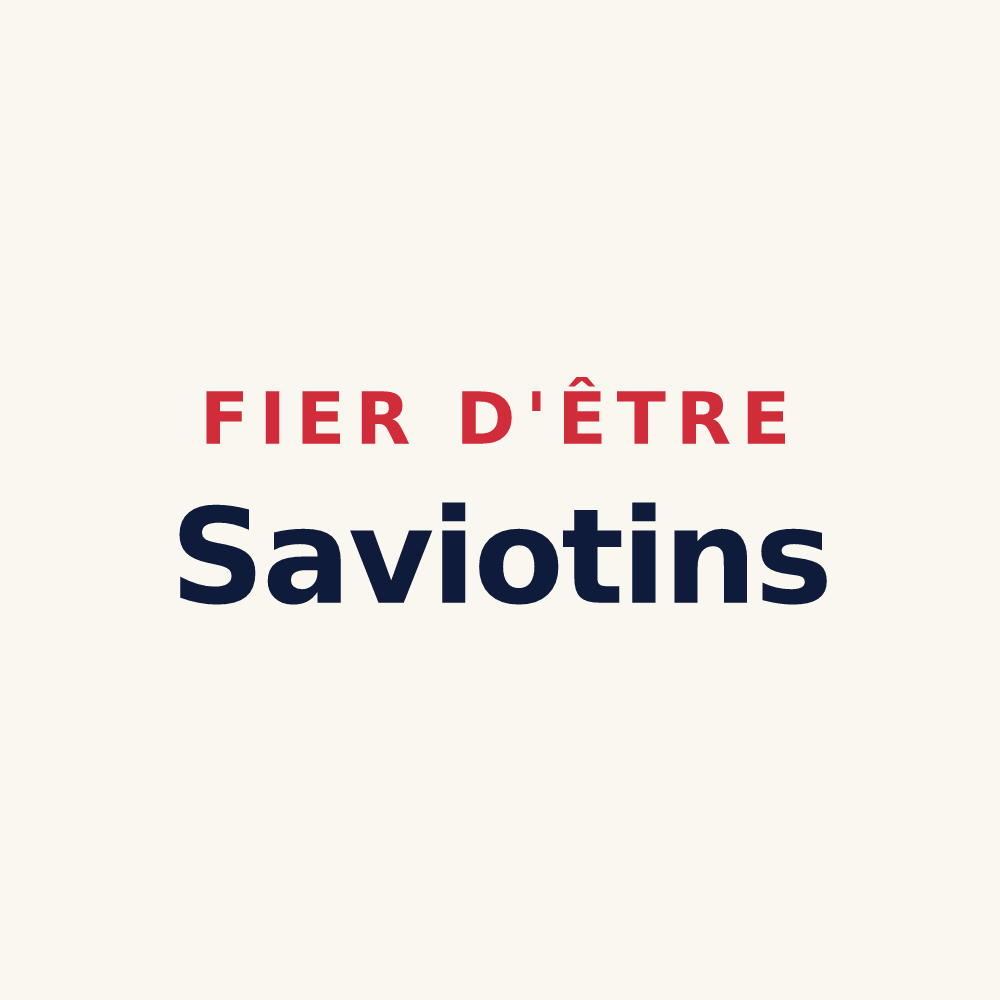 Tasse « Fier d'être Saviotins » — design pour Savières