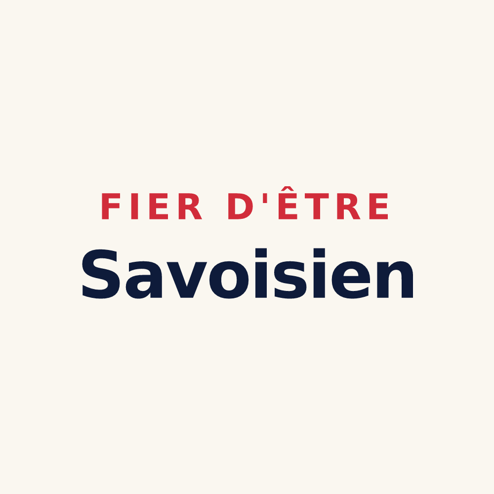 Tasse « Fier d'être Savoisien » — design pour Savoisy