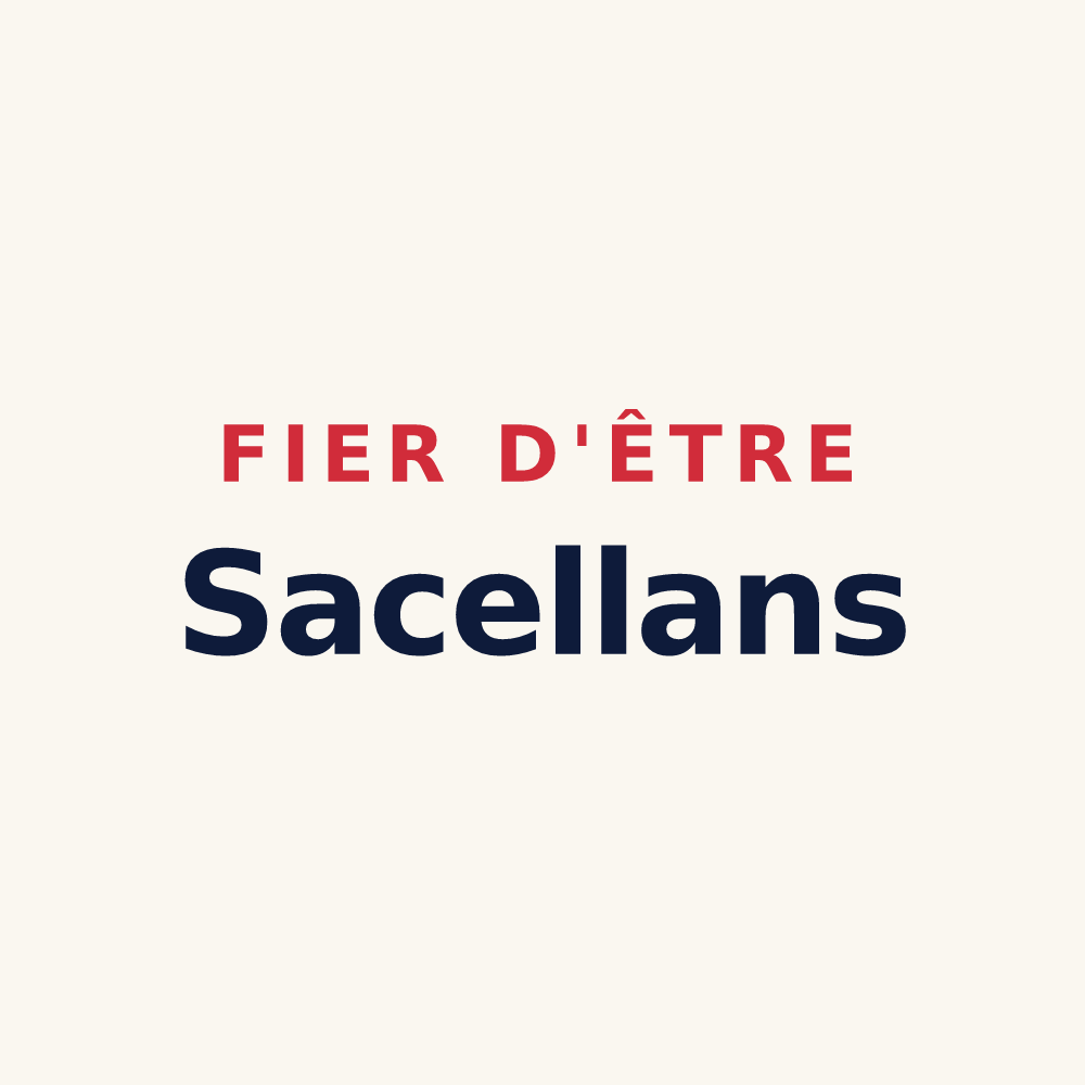 Tasse « Fier d'être Sacellans » — design pour Saxel