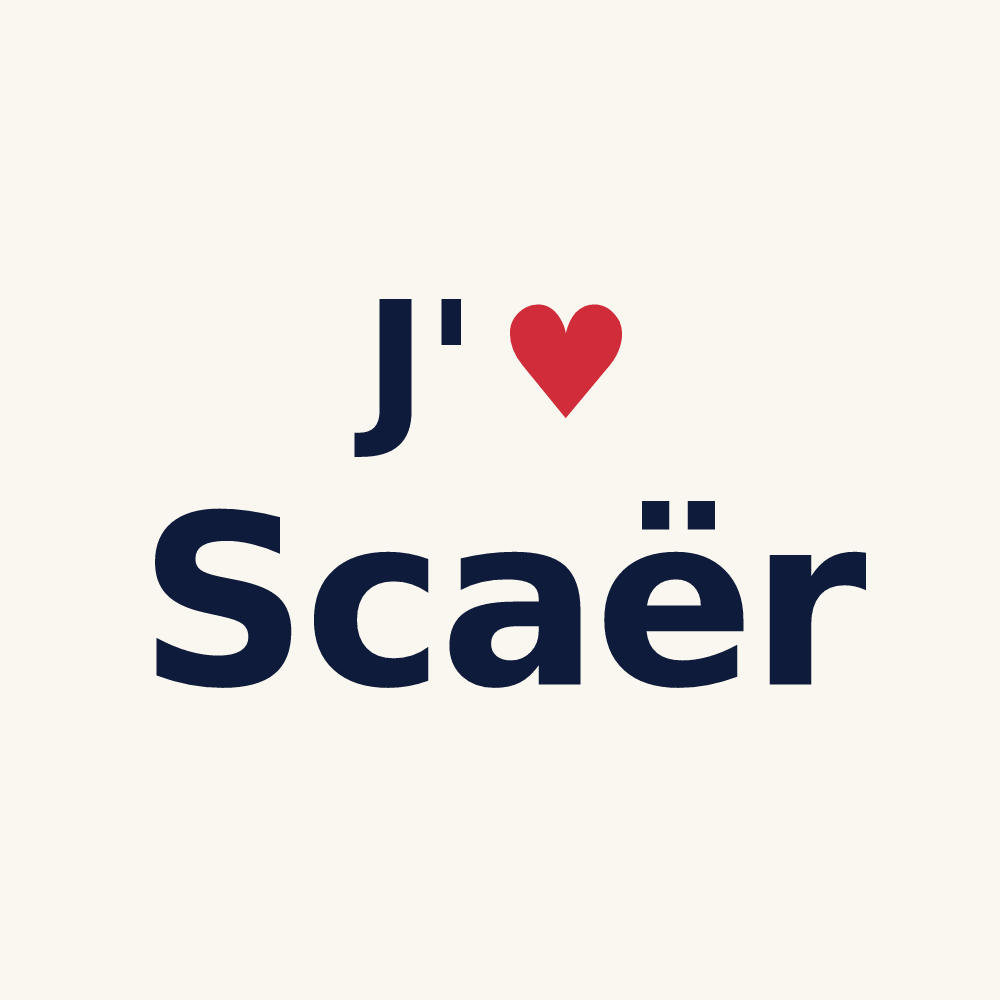 Tasse personnalisée Scaër — design J'aime Scaër