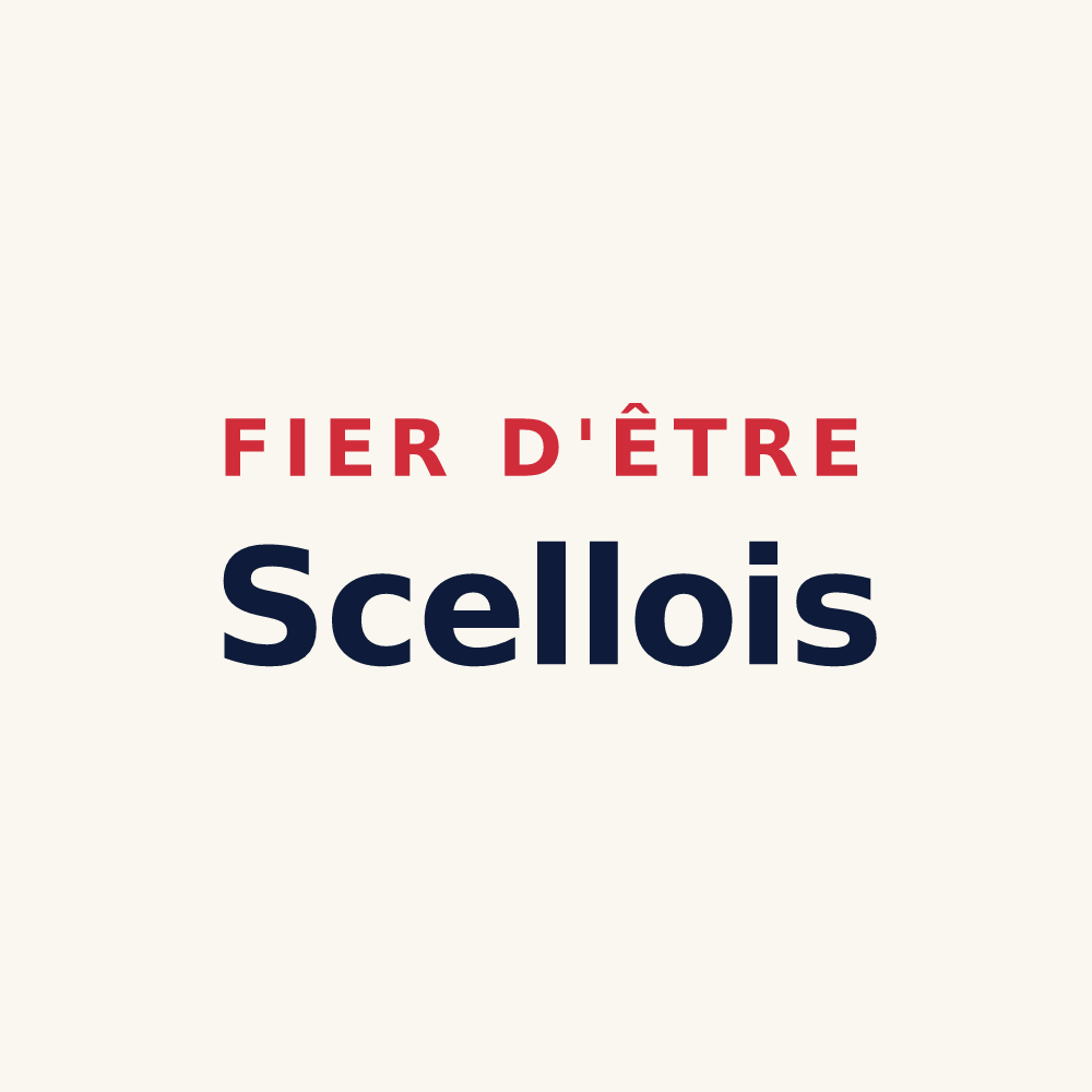 Tasse « Fier d'être Scellois » — design pour Sceau-Saint-Angel