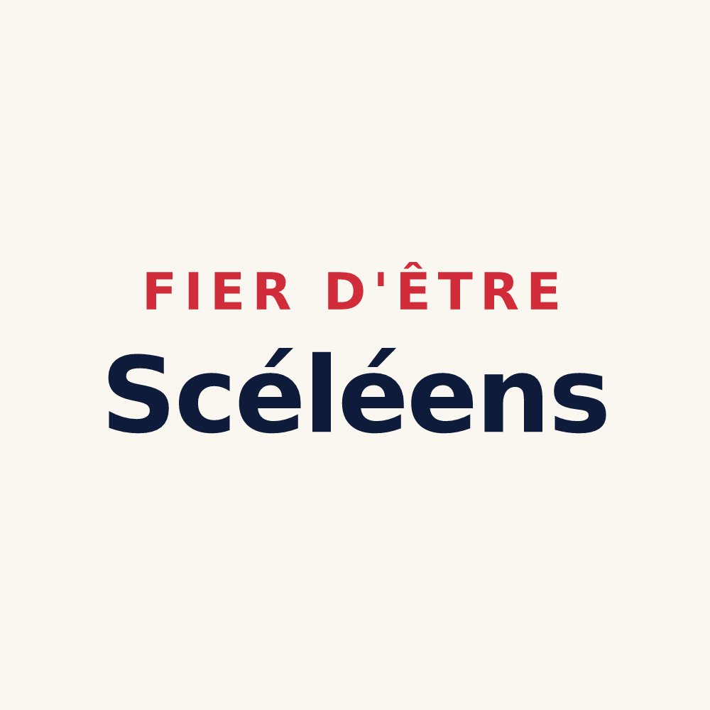 Tasse « Fier d'être Scéléens » — design pour Sceaux-du-Gâtinais