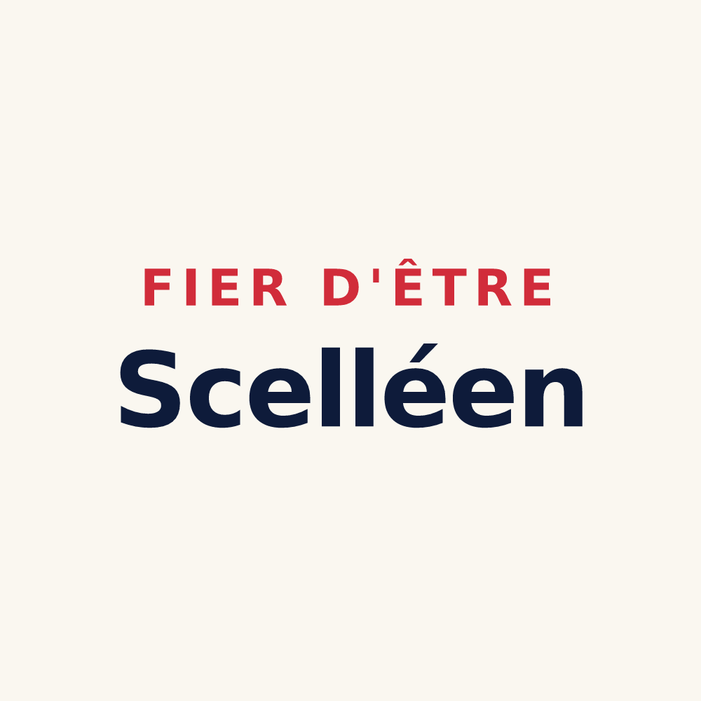 Tasse « Fier d'être Scelléen » — design pour Sceaux-sur-Huisne