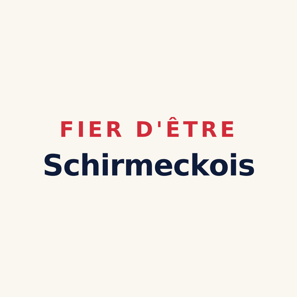 Tasse « Fier d'être Schirmeckois » — design pour Schirmeck