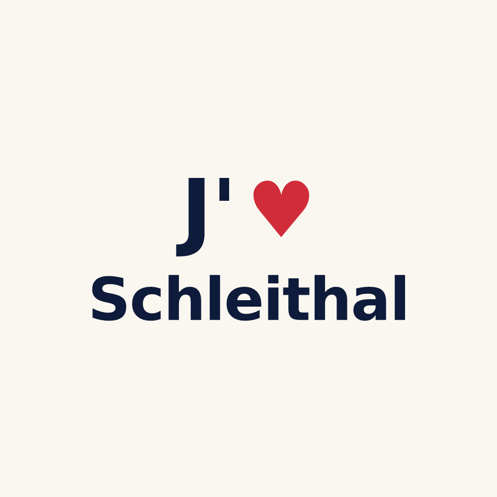Tasse personnalisée Schleithal — design J'aime Schleithal