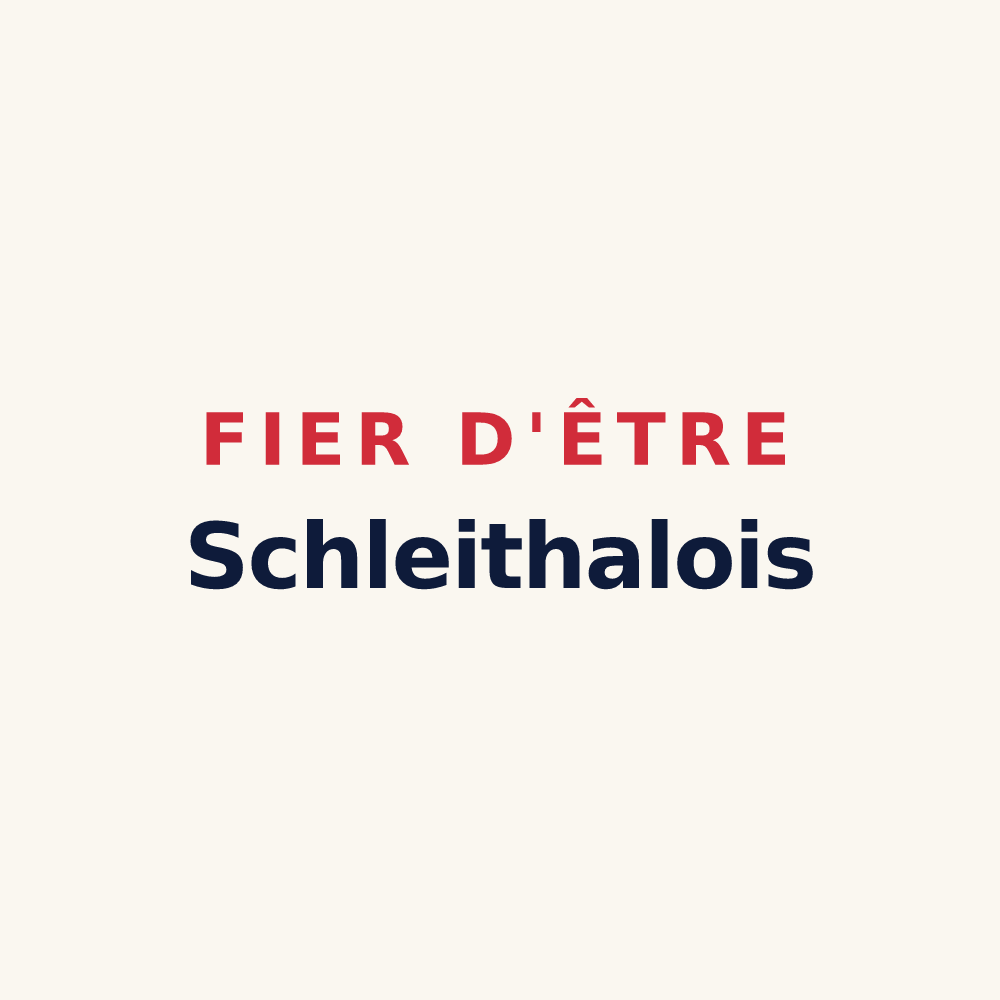 Tasse « Fier d'être Schleithalois » — design pour Schleithal