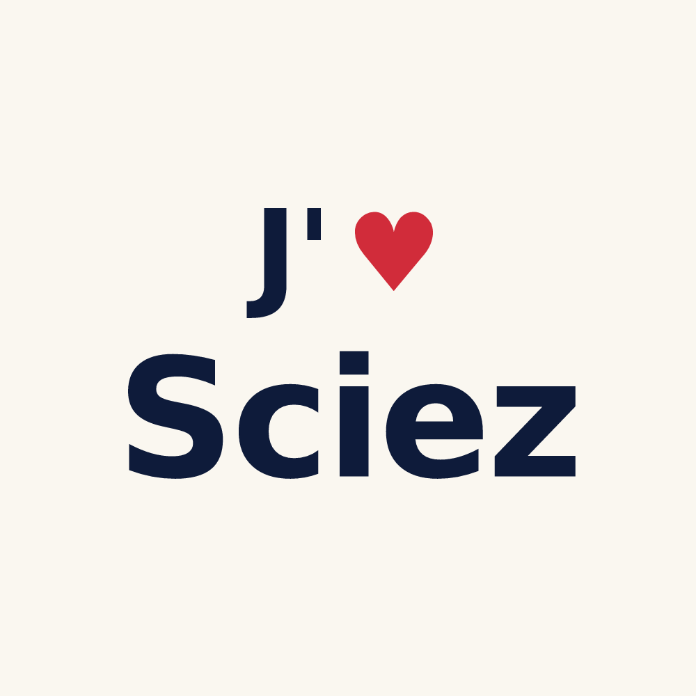 Tasse personnalisée Sciez — design J'aime Sciez