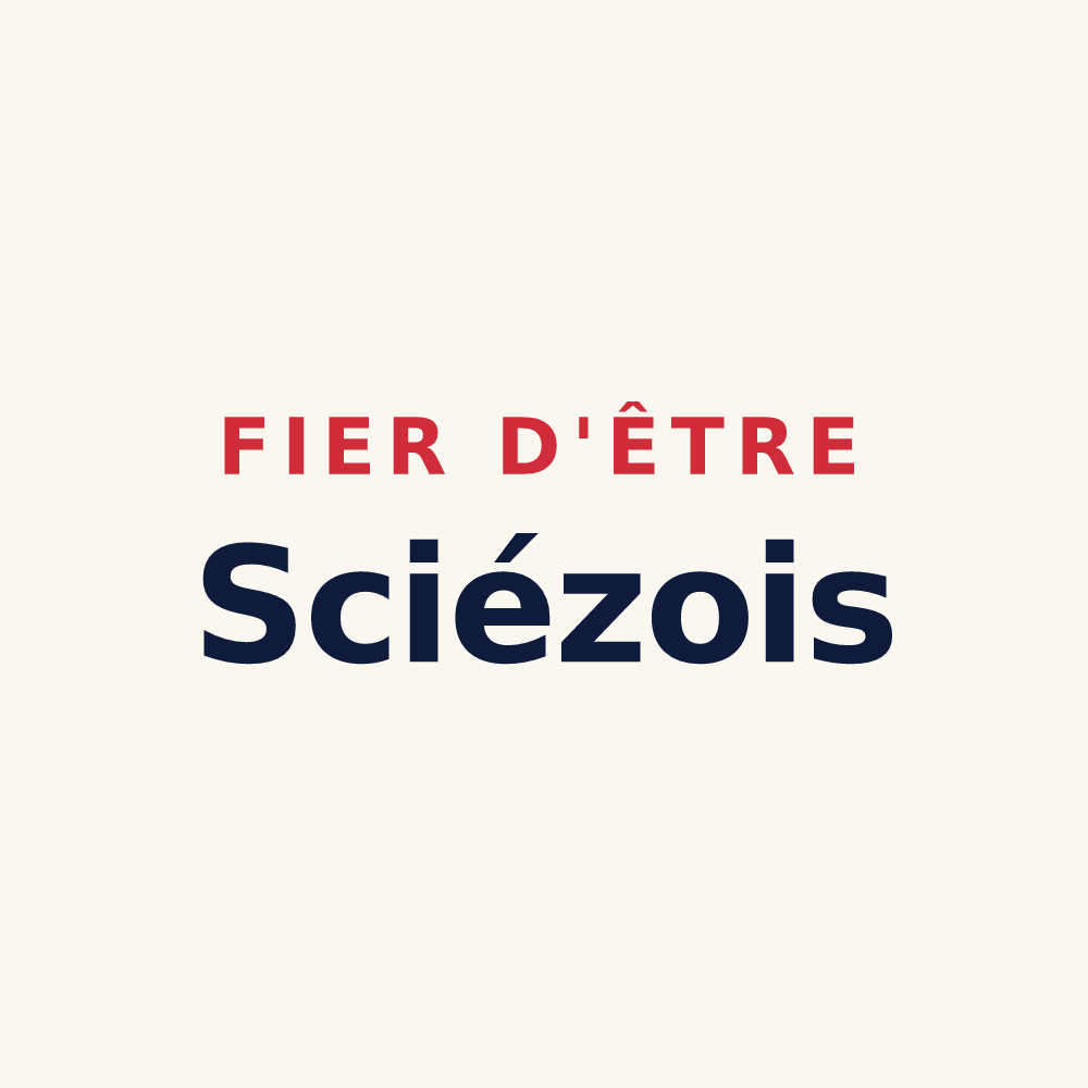Tasse « Fier d'être Sciézois » — design pour Sciez