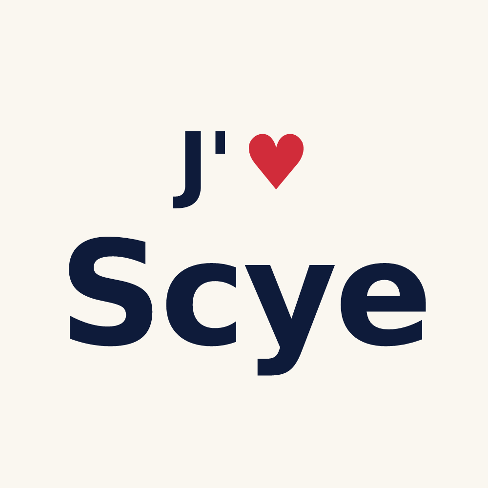 Tasse personnalisée Scye — design J'aime Scye