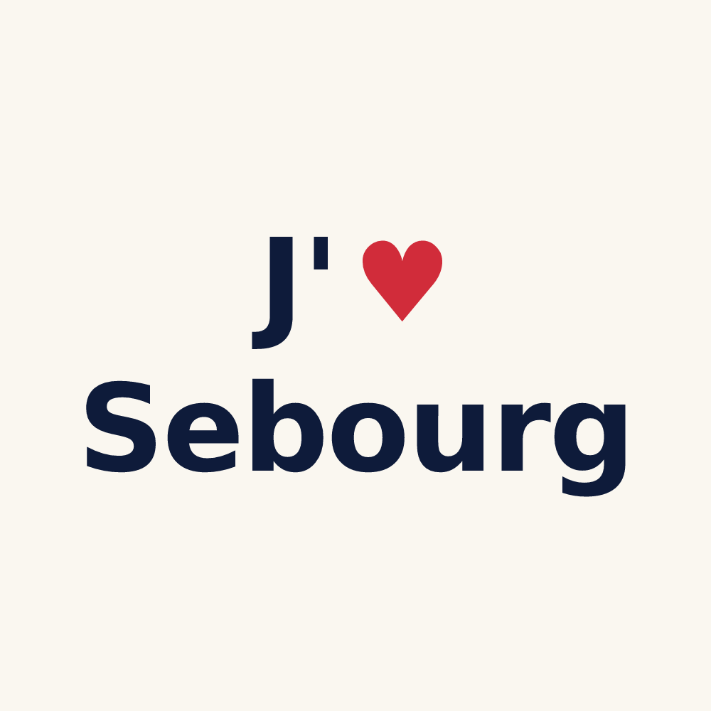Tasse personnalisée Sebourg — design J'aime Sebourg