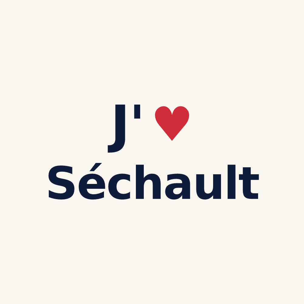 Tasse personnalisée Séchault — design J'aime Séchault