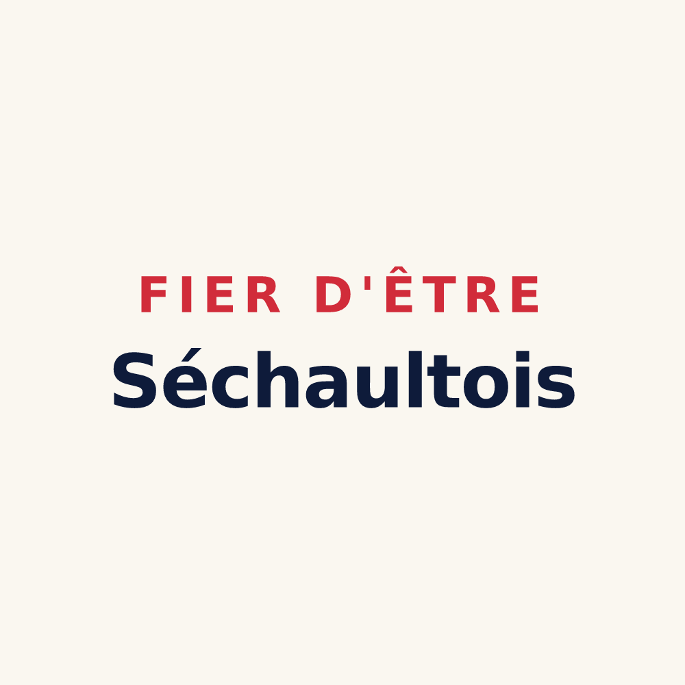 Tasse « Fier d'être Séchaultois » — design pour Séchault