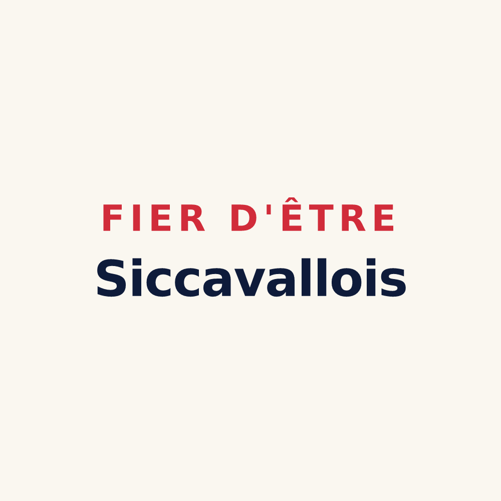 Tasse « Fier d'être Siccavallois » — design pour Sécheval