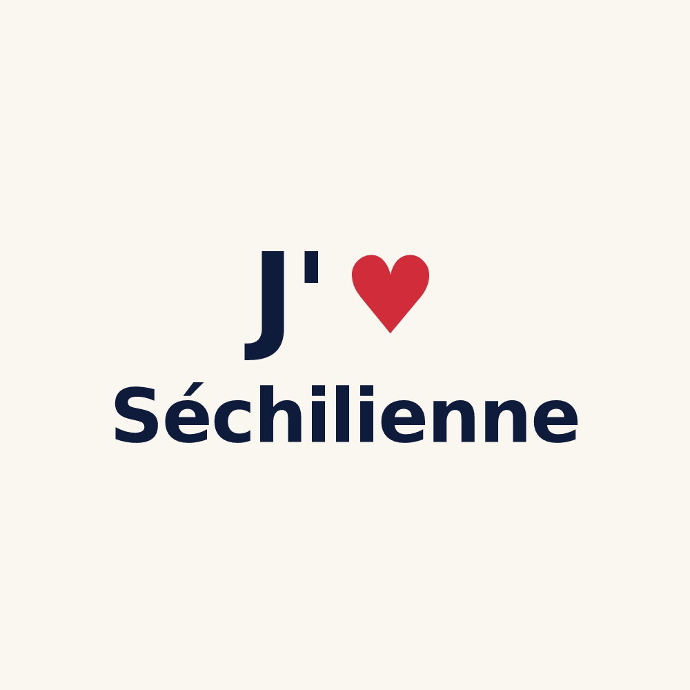 Tasse personnalisée Séchilienne — design J'aime Séchilienne