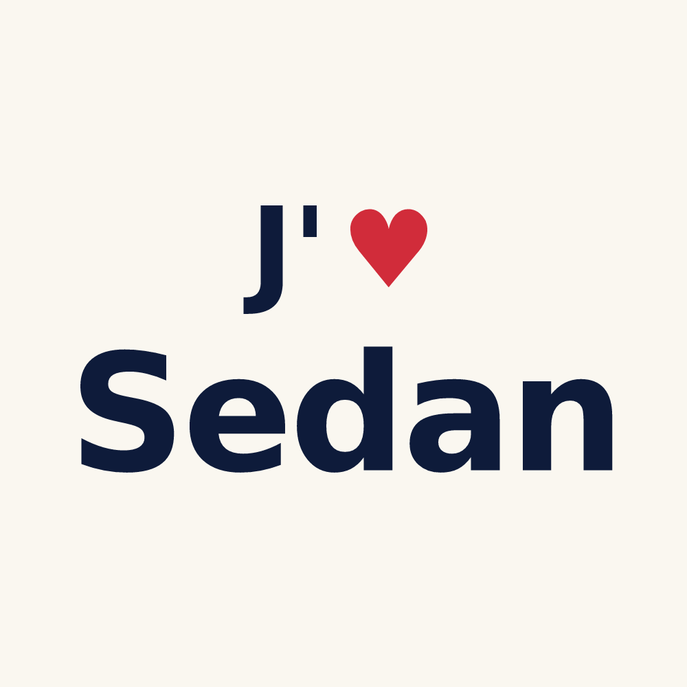 Tasse personnalisée Sedan — design J'aime Sedan