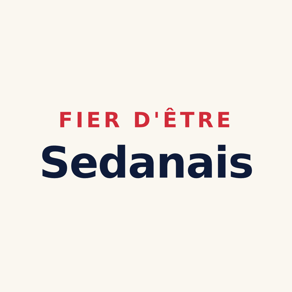 Tasse « Fier d'être Sedanais » — design pour Sedan