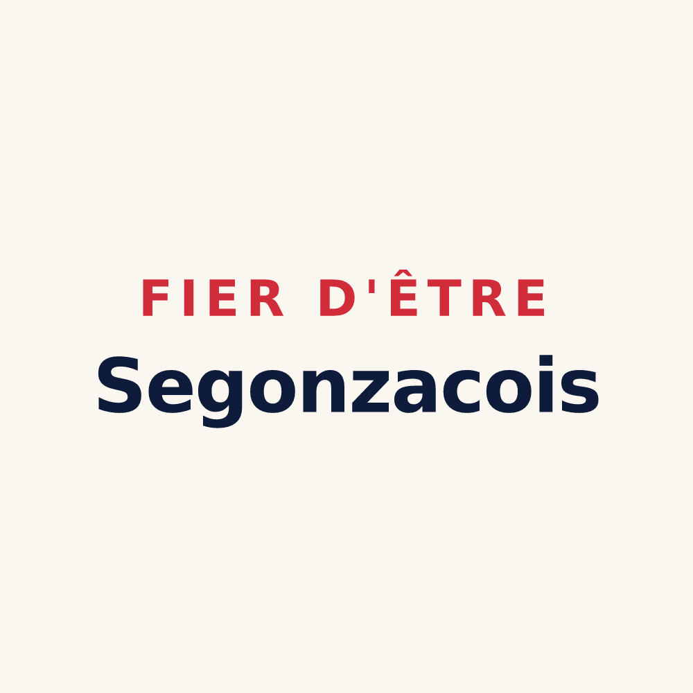 Tasse « Fier d'être Segonzacois » — design pour Segonzac