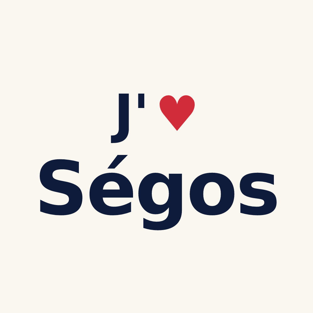 Tasse personnalisée Ségos — design J'aime Ségos