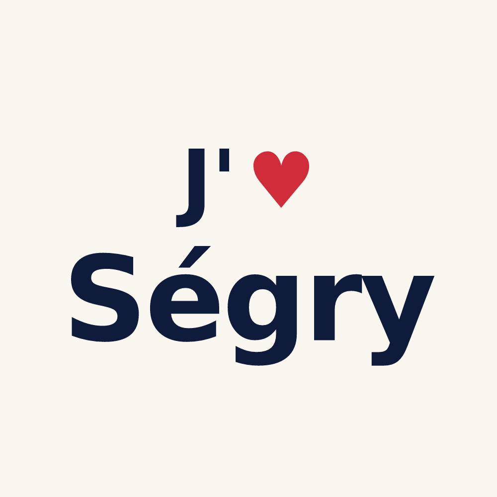 Tasse personnalisée Ségry — design J'aime Ségry