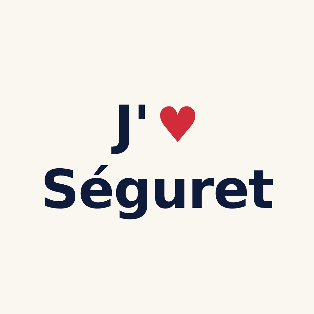 Tasse personnalisée Séguret — design « J'aime Séguret » imprimé sur la tasse