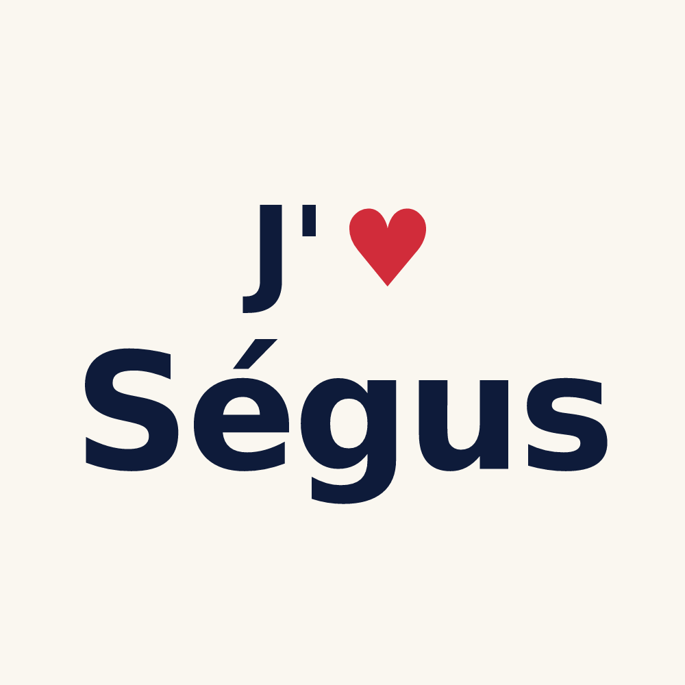 Tasse personnalisée Ségus — design J'aime Ségus