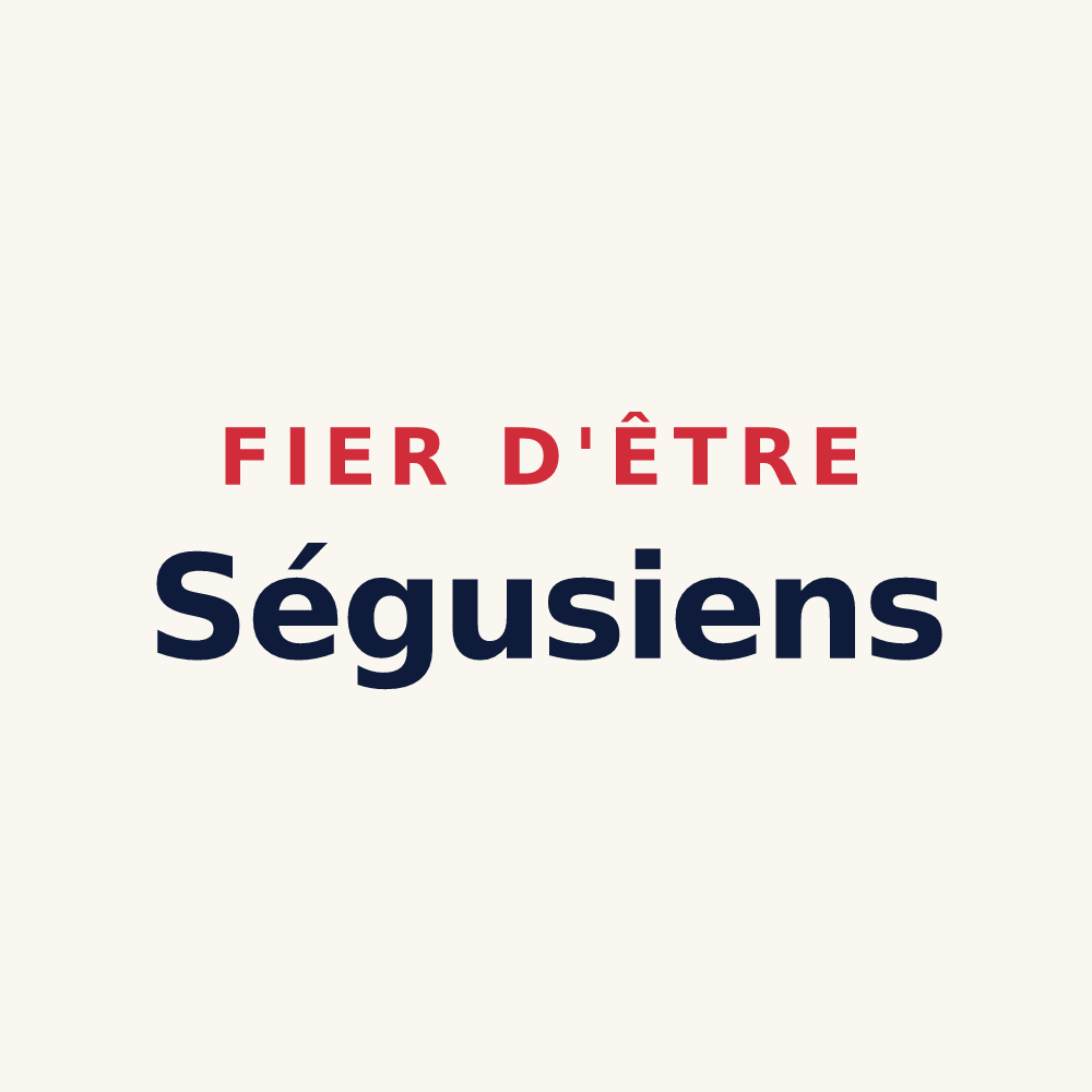 Tasse « Fier d'être Ségusiens » — design pour Ségus