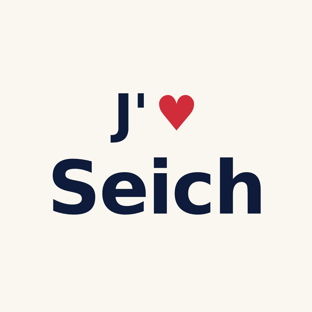 Tasse personnalisée Seich — design J'aime Seich