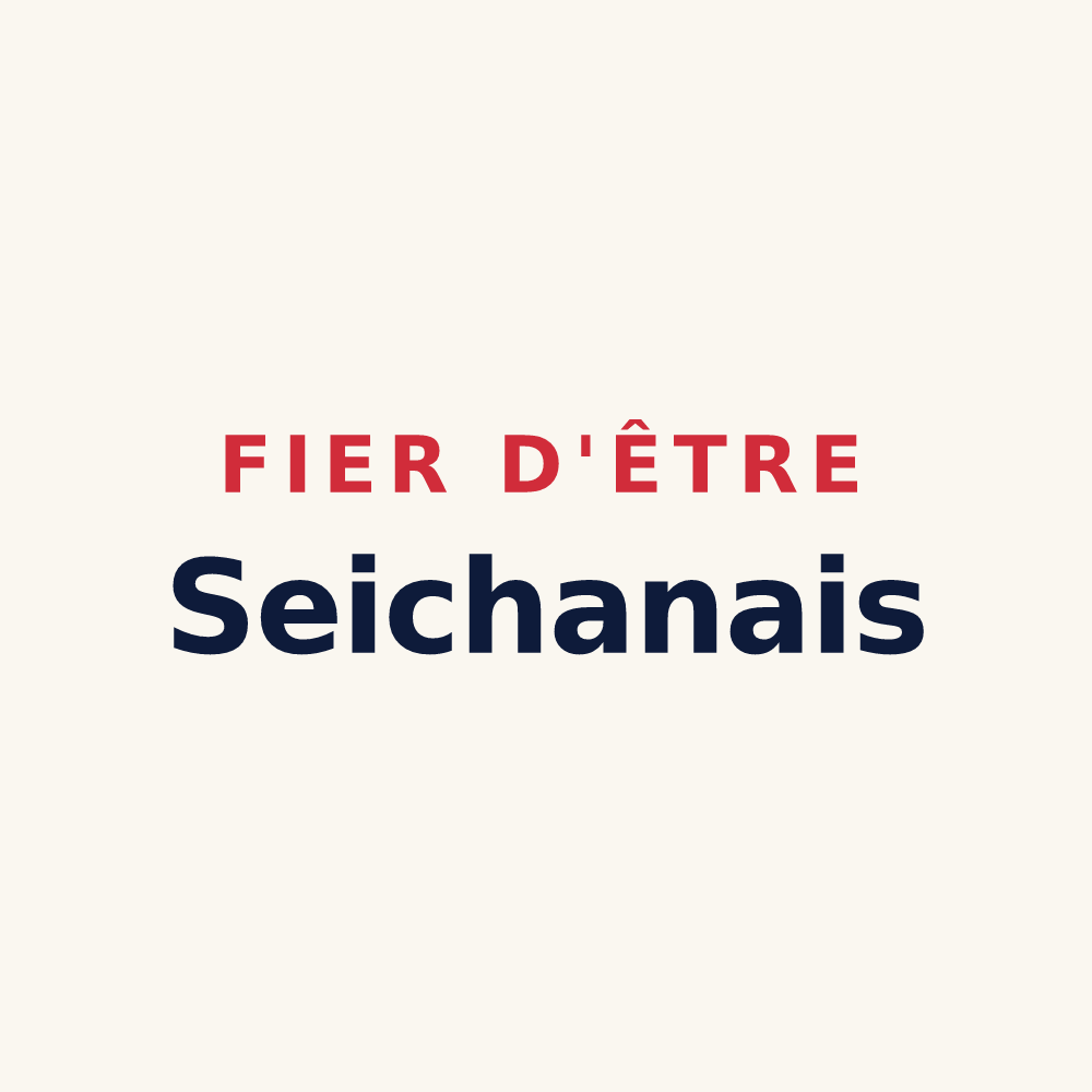 Tasse « Fier d'être Seichanais » — design pour Seichamps