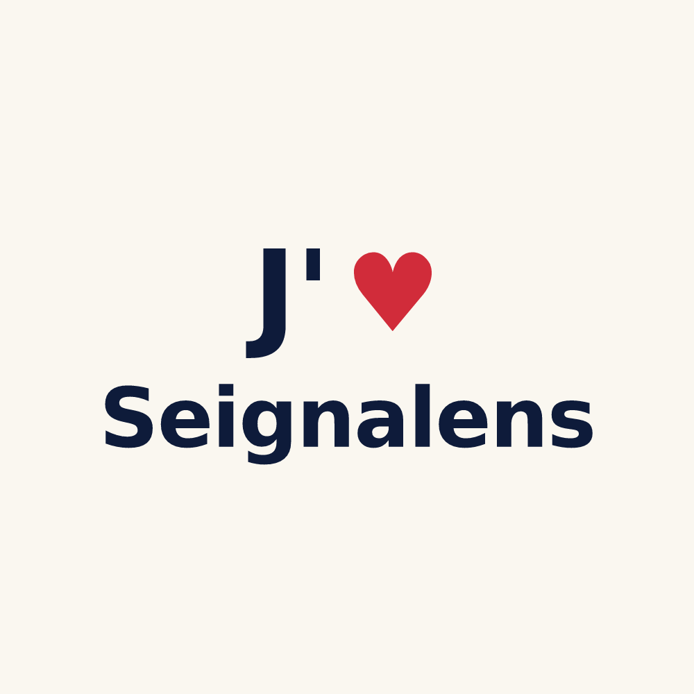 Tasse personnalisée Seignalens — design J'aime Seignalens