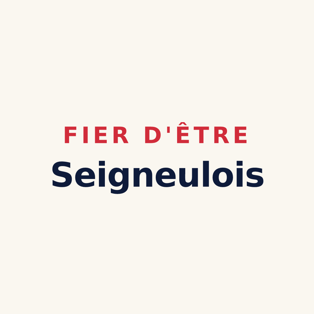Tasse « Fier d'être Seigneulois » — design pour Seignelay