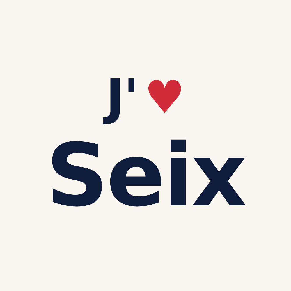 Tasse personnalisée Seix — design J'aime Seix