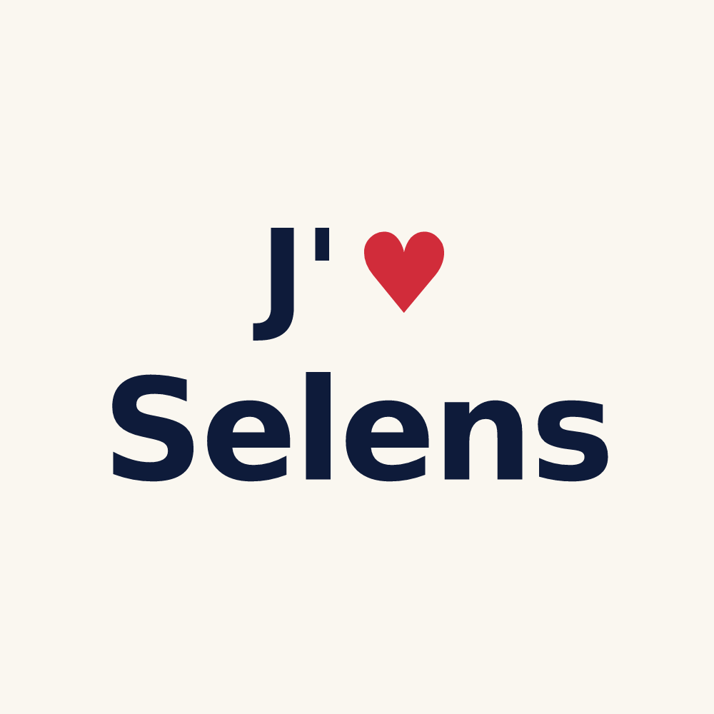 Tasse personnalisée Selens — design J'aime Selens