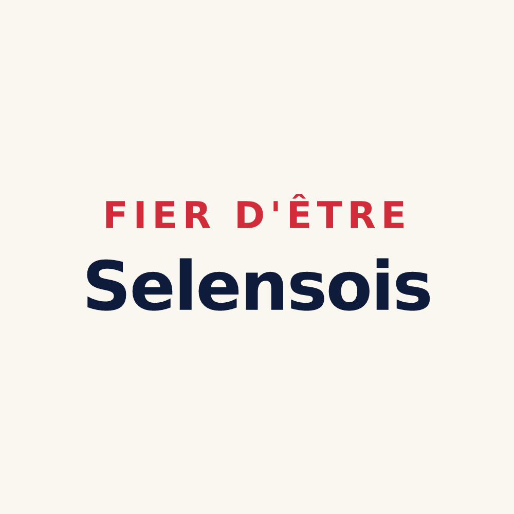 Tasse « Fier d'être Selensois » — design pour Selens
