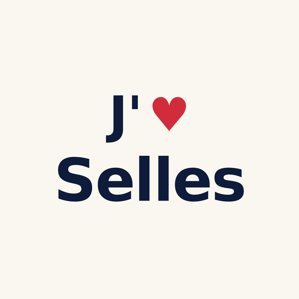 Tasse personnalisée Selles — design J'aime Selles