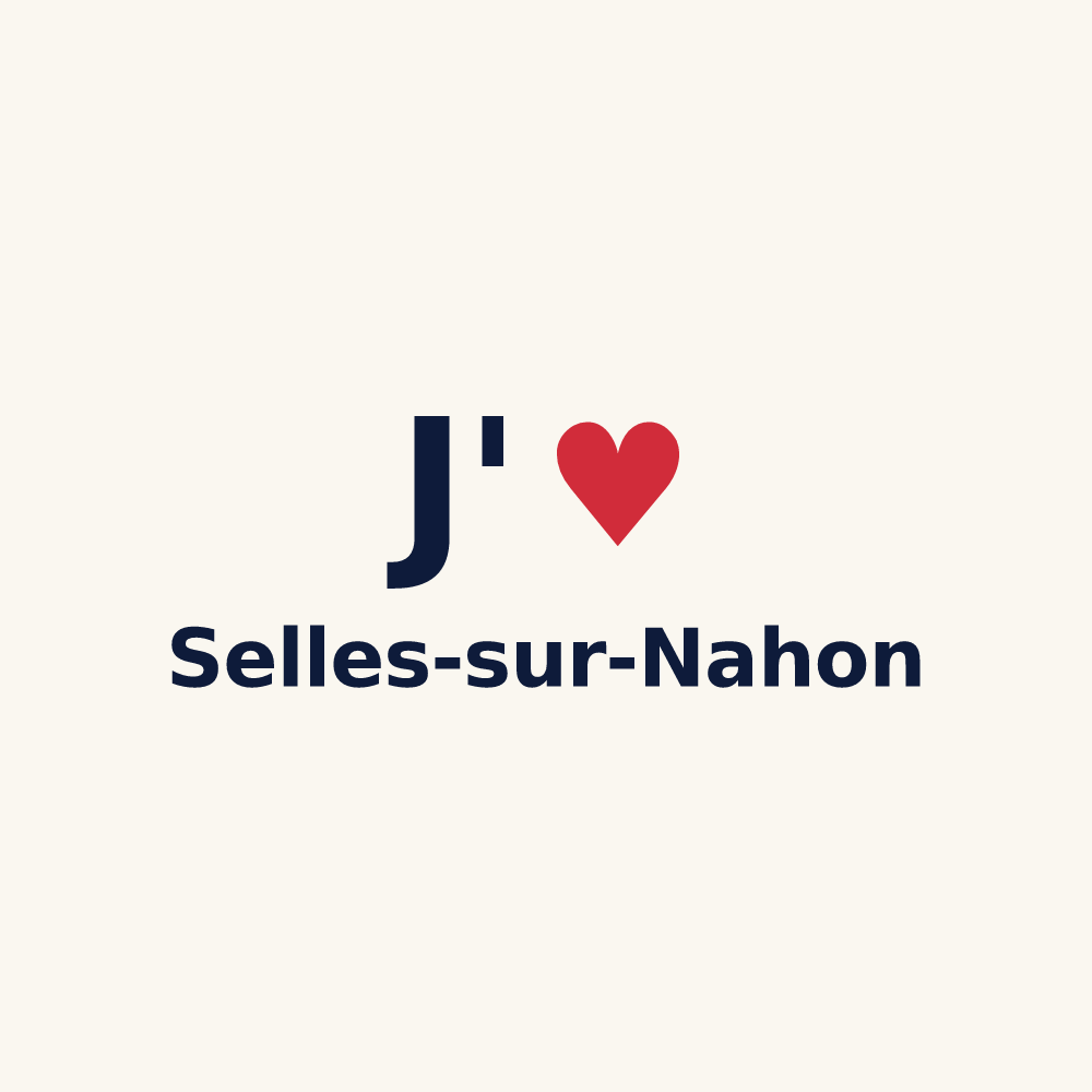 Tasse personnalisée Selles-sur-Nahon — design « J'aime Selles-sur-Nahon » imprimé sur la tasse