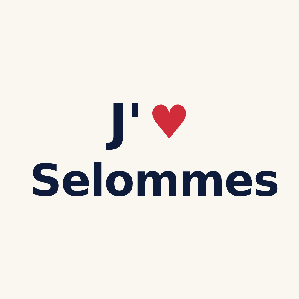 Tasse personnalisée Selommes — design J'aime Selommes