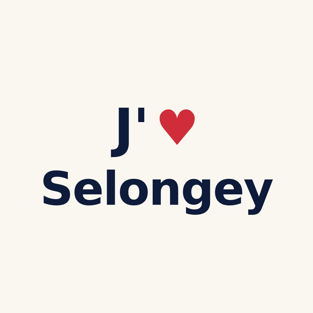 Tasse personnalisée Selongey — design J'aime Selongey