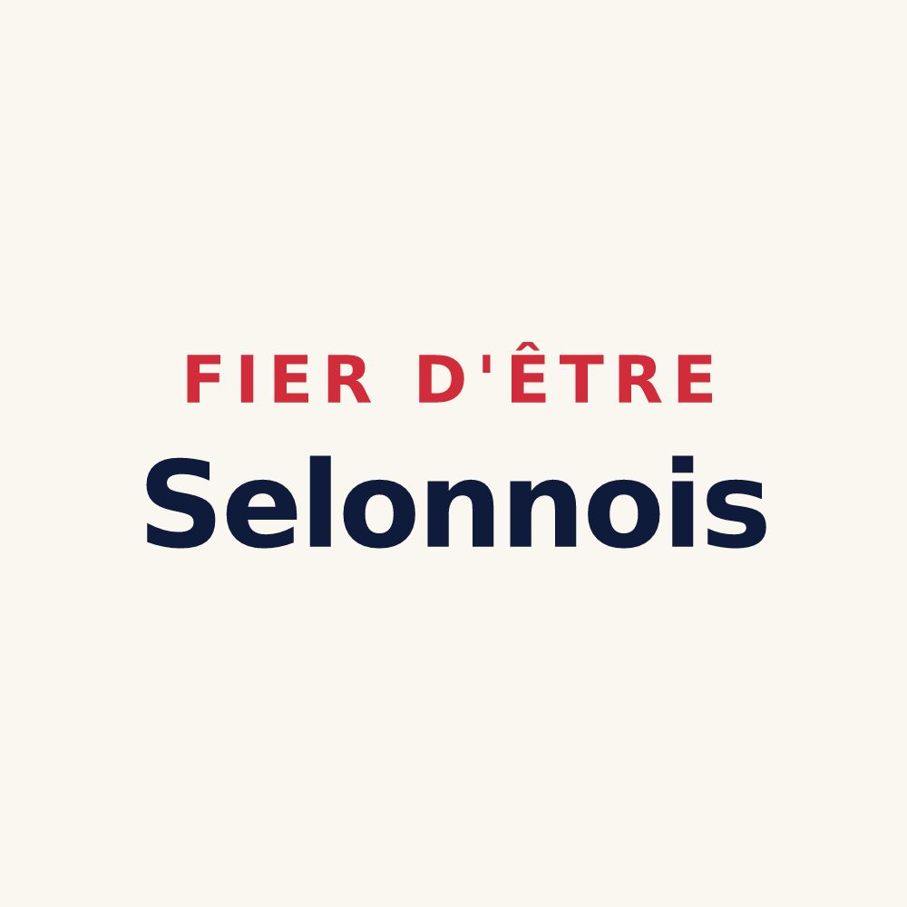 Tasse « Fier d'être Selonnois » — design pour Selonnet